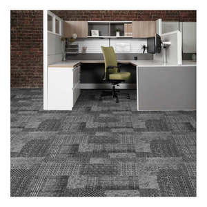 Nhà Máy Giá dày thương mại gạch Thảm 50x50 chống cháy thương mại Nylon Thảm gạch chất lượng cao Nylon 66 PVC ủng hộ - Product Image 3