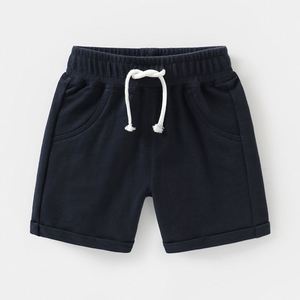 Wholesale Latest Style Colorful Striped Comfortable Casual Summer Boys Woven <b>100</b>% Cotton Blank Jogger Short Pants - Product Image 5