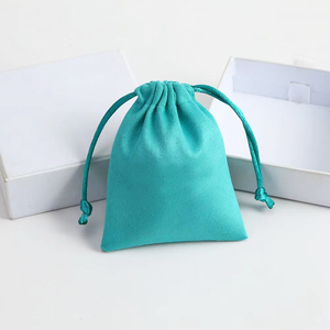 Nuevas Bolsas de Embalaje de Joyería de Franela Personalizadas con Logotipo, Bolsa de Regalo de Boda, Bolsa de Terciopelo con Cordón - Product Image 3