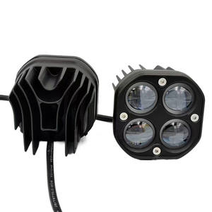 Projecteur LED 40W pour voiture, direct usine, phare trèfle à quatre feuilles, bicolore, pour moto, éclairage de modification et d'appoint - Product Image 6