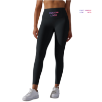 Custom Logo Hoge Taille Training Yoga Broek Oem Ademend Hardlopen Sport Yoga Leggings Pilates Fitness Yoga Broek Voor Vrouwen