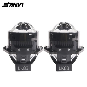เลนส์โปรเจคเตอร์รถยนต์ Sanvi LK83 Highlight Car Led Lens ขนาด 3 นิ้ว แบบเลเซอร์ Biled กำลังไฟ 80w พร้อมเลนส์โปรเจคเตอร์ LED เลเซอร์สามดวงแบบส่องตรง - Product Image 1