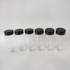 Plastic Shaker Jars with Screw Top Lids for Sugar Candy & Cookie <b>Storage</b>-Eco-Friendly Non-Toxic Clear <b>Containers</b> - Product Image 5