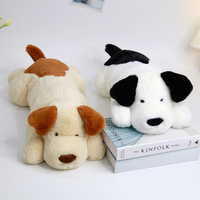 Boneka Anjing Besar Berbintik-bintik yang Dapat Direbahkan, Isi Kapas PP, Bantal Panjang untuk Dekorasi Kamar Anak dan Hadiah yang Nyaman