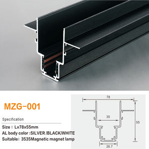 Nouvelle barre magnétique minimaliste pour plafond, éclairage linéaire créatif pour salon et chambre, design tendance - Product Image 1