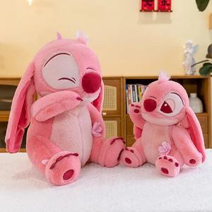 Boneka Stitch Seri Cherry Blossom, Boneka Stitch Malaikat Pink untuk Hadiah Hari Valentine atau Ulang Tahun untuk Anak Perempuan - Product Image 2