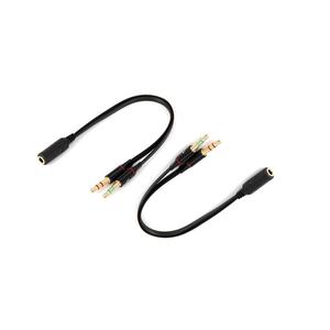 3.5มม.2-In-1แบบ Overmolded สายเคเบิลโน้ตบุ๊คคอมพิวเตอร์เดสก์ท็อปชุดหูฟังไมโครโฟน - Product Image 6