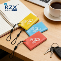 Porte-clés NFC RFID étanche en PVC+Époxy 13,56 MHz avec codage personnalisable pour station de recharge de moto