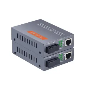 Netlink HTB-GS-03 gigabit 25KM 20KM 40KM 60KM single mode simplex 10 100 1000M media converter fiber optical media converter