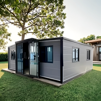 Maison conteneur extensible 20/40 pieds, logement secondaire, cabane de glamping