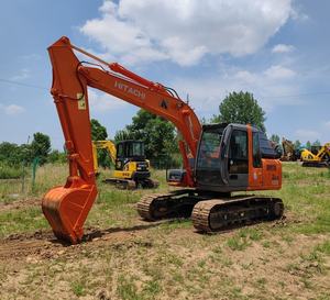Excavatrice Hitachi 120 importée du Japon Excavatrice Hitachi ZX120 à chenilles moyennes d'occasion originale Excavatrice Hitachi d'occasion à vendre - Product Image 2