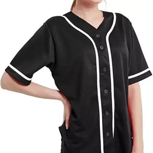 Maillot de baseball américain personnalisé avec logo OEM, en tissu sergé, pour jeunes, hommes et femmes - Product Image 1