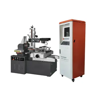 Máquina econômica de erosão de faísca, descarga elétrica, controle CNC, fio multi-corte EDM, Dk7725