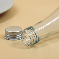 Bouteille de boisson en verre soda 330ml, bouteille en verre d'eau minérale Evian