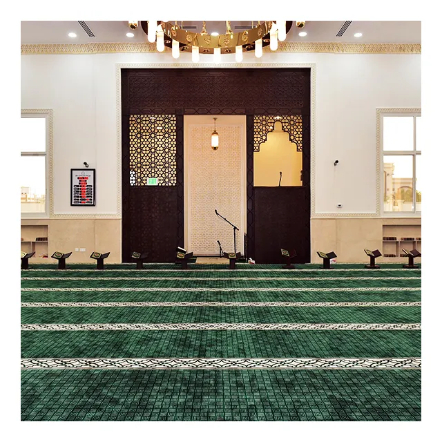 Design tradizionale personalizzato del tappeto arabo per la sala di preghiera Masjid della moschea con tappeto tappeto Runner di alta qualità