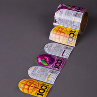 Etiqueta Adhesiva Impermeable Personalizada para Botellas de Plástico, para Envasado de Bebidas y Jugos