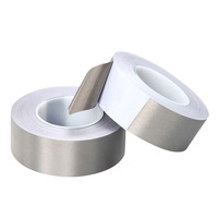 Ruban d'aluminium conducteur double face auto-adhésif en aluminium pur isolant thermique en papier d'aluminium résistant aux hautes températures