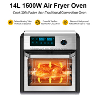 14L... 18L... 20L... 22L 110-220V saludable frito circulación de aire pollo frito máquina freidora aire cocina aire freidora eléctrica horno