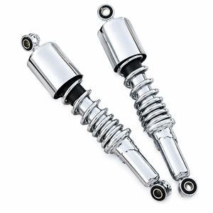 Paire d'amortisseurs arrière chromés pour <span class=keywords><strong>moto</strong></span> Suzuki GN125 GN125H GN125F 125 Cruiser, ressort de suspension, <span class=keywords><strong>amortisseur</strong></span> - Product Image 1