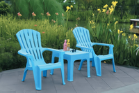 Fauteuil en plastique vert moderne, imperméable, robuste, empilable, à dossier haut, pour salle à manger en plein air, cour, bord de piscine