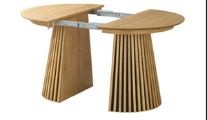 <span class=keywords><strong>Table</strong></span> à manger ronde extensible moderne de 1200-2000 mm, <span class=keywords><strong>table</strong></span> d'extension en MDF avec rail silencieux robuste, fabricant en gros Chine - Product Image 3