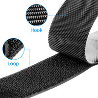Ruban auto-agrippant en PVC/nylon blanc de qualité industrielle, 4 pouces, souple, pour chaussures et vêtements, lot de 100 velcro