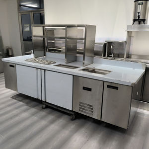 2.5m Customized Length <b>Working</b> Bubble Tea <b>Table</b> for Milk Tea Shop With Full Set High Quality Bubble Tea Counter Equipment - Product Image 4