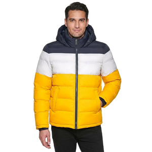 Men's Puffer <b>Jackets</b> Warm Winter Water-Repellent Windbreaker Insulated <b>Packable</b> <b>Jacket</b> with pockets - Product Image 1