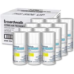 Boardwalk 1048768 5,3 oz. Recharges de désodorisant en aérosol à dosage contrôlé - Agrumes au lever du soleil - 12/carton - Product Image 1