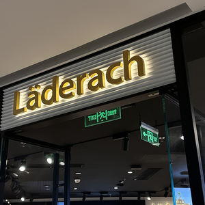 Enseigne lumineuse LED personnalisée OEM avec logo 3D, lettres en relief rétroéclairées pour extérieur, devanture de magasin, enseigne de commerce - Product Image 1