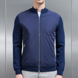 Veste pour homme de haute qualité OEM, nouvelle veste pour homme, logo personnalisé, fermeture éclair bidirectionnelle, vêtements de rue, veste pour homme - Product Image 1