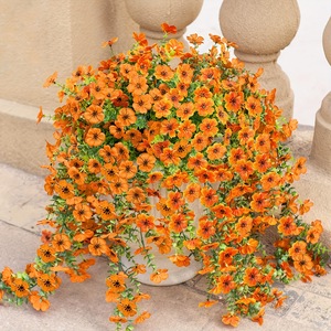 Artificial Hanging Plant Silk Flower Bouquet 30cm-100cm Outdoor Garden Decoration High Simulation <b>Leaves</b> - Product Image 3