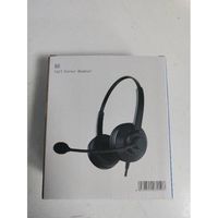 Casque USB pour centre d'appels - Casque filaire à réduction de bruit avec microphone pour le bureau et les réunions, compatible ordinateur portable et téléphones mobiles