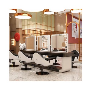 Yicheng belleza precio <span class=keywords><strong>de</strong></span> fábrica salón <span class=keywords><strong>de</strong></span> <span class=keywords><strong>peluquería</strong></span> Estilo espejo estación salón espejo con luz salón espejo con buen precio - Product Image 1