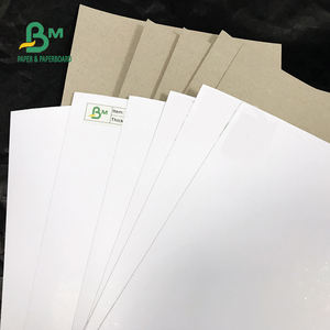 Feuilles de carton duplex gris à dos couché, anti-ondulation, en pâte de bois vierge, pour impression offset, 250g, 300g, 350g, 400g, 450g - Product Image 2