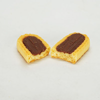 Biscuits sandwich croustillants au chocolat de qualité supérieure, 118 g, 20 pièces, texture semi-dure, goût sucré sain, boîte cadeau pour les fêtes