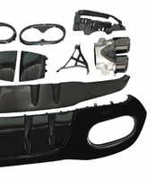 Diffuseur arrière auto-adhésif JINGMING de qualité supérieure A45 AMG avec embouts d'échappement pour Classe A W177 2019-2025