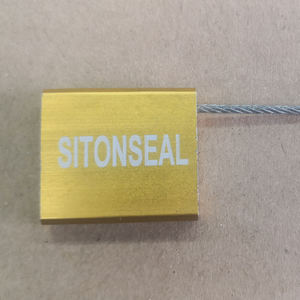 Precinto de Seguridad Hexagonal con <span class=keywords><strong>Cable</strong></span> y Logotipo Personalizado Impreso en Color, Modelo ST-2151 - Product Image 2