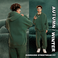 Sweat à capuche épais vintage délavé pour homme 400G, pull molletonné oversize, streetwear, vente en gros, logo personnalisé OEM ODM