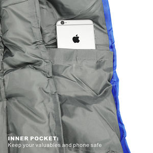 Sac de couchage mummy ultraléger et portable HOMFUL pour le camping avec cordon de serrage et capuche mummy - Product Image 4