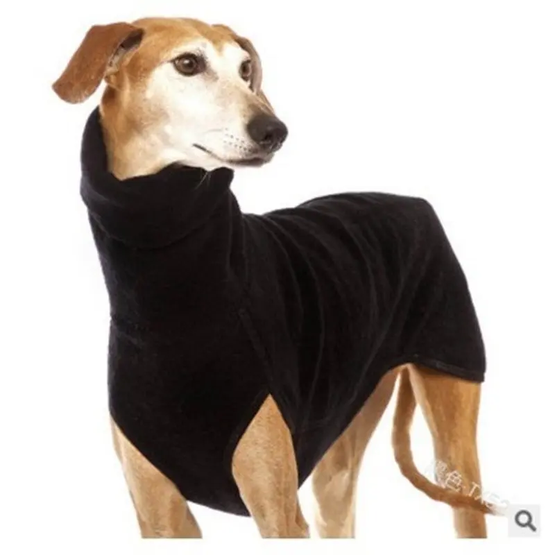 かわいいフリースペット服無地暖かい犬Tシャツセーター秋冬厚い猫のベスト小中犬スリーブ犬のベスト