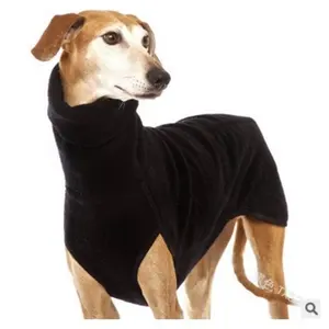 Pakaian Hewan Peliharaan Bulu Domba Lucu Sweter Kaus Anjing Hangat Warna Solid Rompi Kucing Tebal Musim Gugur Musim Dingin Rompi Anjing Lengan Sedang Kecil Rompi Anjing