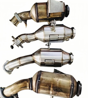 Tubo de Escape Deportivo Recto de Acero Inoxidable para Mercedes AMG C43 E43 GLC43 100 300, Catalizador BENZ-43CAT-W205-1108