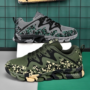 Chaussures de randonnée de camping en camouflage souple pour l'extérieur, chaussures de <span class=keywords><strong>sport</strong></span> de haute qualité, chaussures décontractées à la mode pour hommes - Product Image 3