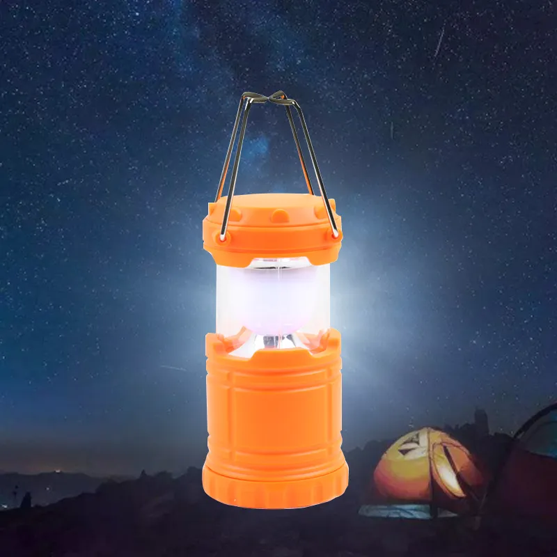 Collapsible Flashlights Portable Lamp LED Rechargeable Hand Lamp Hiking Camping Lantern Light Outdoor Lighting