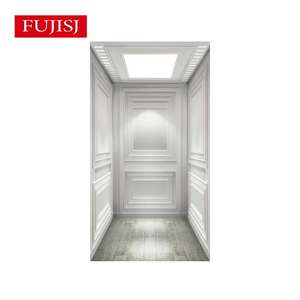 Ascensor de Plataforma para Casa o Villa para 2 Personas, Elevador de Pasajeros sin Engranajes con Diseño Moderno y <span class=keywords><strong>Piso</strong></span> de PVC - Product Image 2