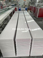 Panneau de plafond en PVC imperméable, panneau mural en PVC laminé pour la décoration intérieure de la maison