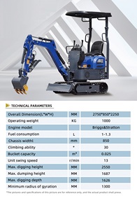 Th12 1.2 T Small Garden Digging Machine/china Full Hydraulic <b>Excavator</b> Mini <b>Excavators</b> - Product Image 6