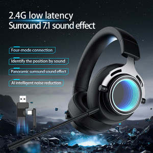 Auriculares Sarafox Mirror Lighting con Dongle Inalámbrico 2.4G Tipo-C, Auriculares para Juegos con Batería de 1000 mAh y 50 Horas de Reproducción - Product Image 2