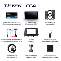 TEYES CC4 pour Renault Fluence Megane 3 2008 - 2014 CarPlay Android Auto 2DIN Autoradio Radio de voiture Multimédia Stéréo